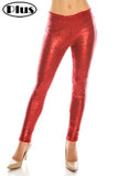 Red Sequin Pants